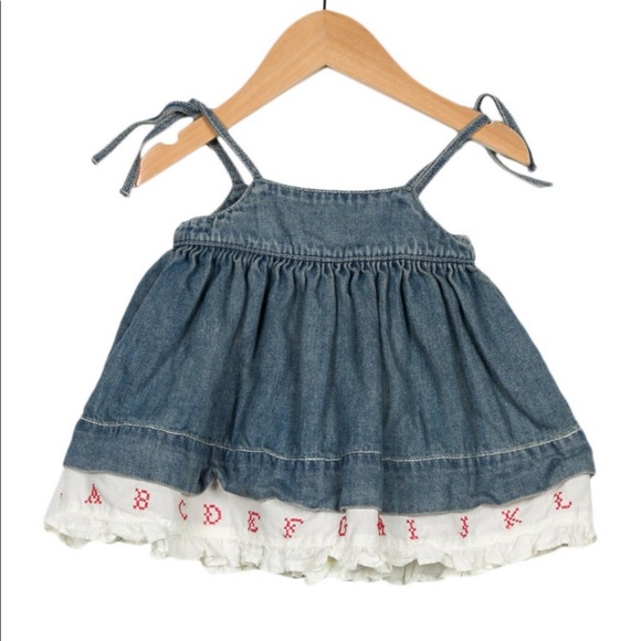 Ralph Lauren Baby Blue Jean Alphabet Set - Picture 1 of 9